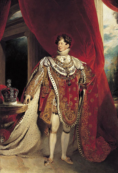 Coronation portrait of George IV